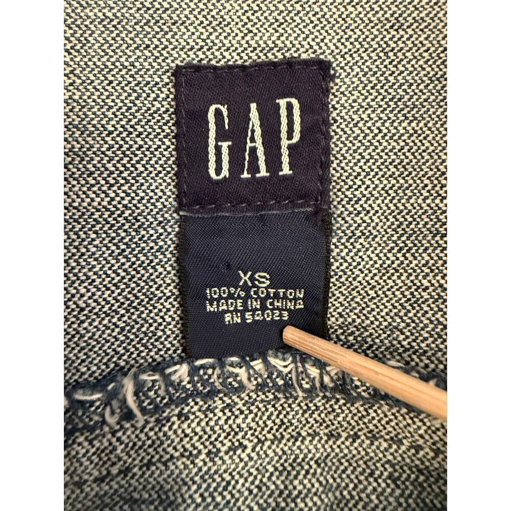 Gap Denim Jacket XS Classic Blue Jean Jacket 100% Cotton Preppy Americana - Picture 4 of 4